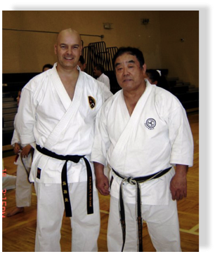 Demura shihan and me at Miami seminar